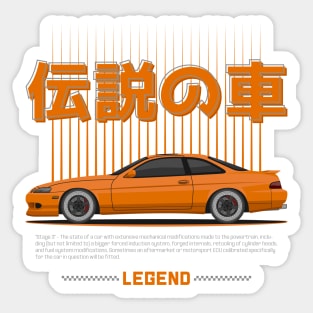 Tuner Orange Soarer SC JDM Sticker